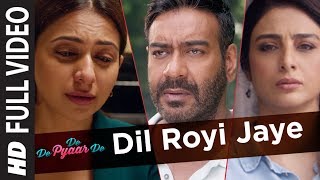 Poster dil royi jaye lyrics – de de pyaar de | arijit singh