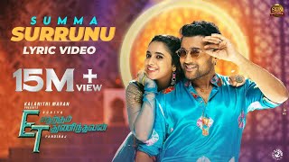 Poster Summa Surrunu Lyrics – Etharkkum Thunindhavan