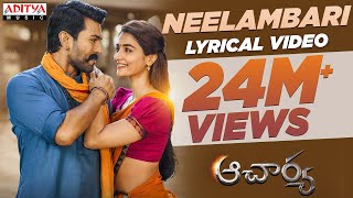 Poster neelambari lyrics – acharya | anurag, ramya​​