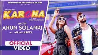 Poster करोना karona lyrics – arun solanki