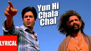 Poster यूँ ही चला चल राही yun hi chala chal rahi hindi lyrics – swadesh