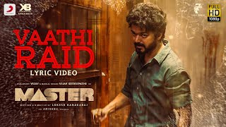 Poster vaathi raid lyrics – master | thalapathy vijay