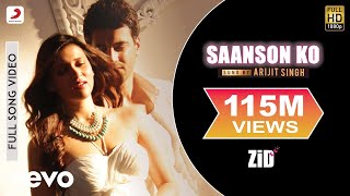 Poster saanson ko lyrics – zid | arijit singh | mannara, karanvir