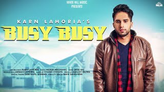 Poster busy busy lyrics – karn lahoria