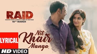 Poster nit khair manga lyrics – raid