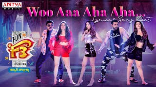 Poster Woo Aa Aha Aha Lyrics – F3​ | Varun Tej