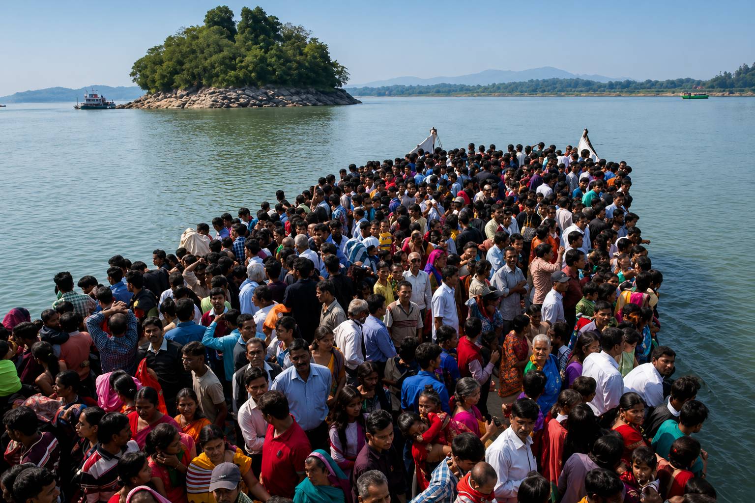 Umananda Temple is Mahashivratri