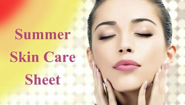 Best Skin Care Sheet by Expert for Unbearable Summer copy