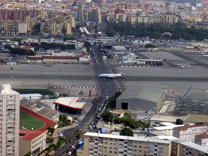 9 of the most unique airports in the world you must know 6 Gibraltar International Airport