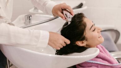 The Stroke During Hair Washing