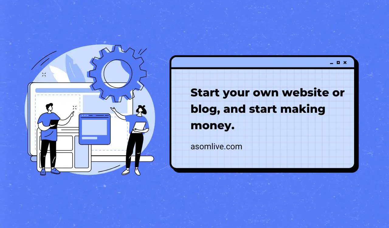 Start your own website or blog