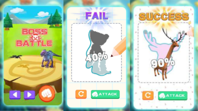 Battle of Monster: Drawing Extreme Game