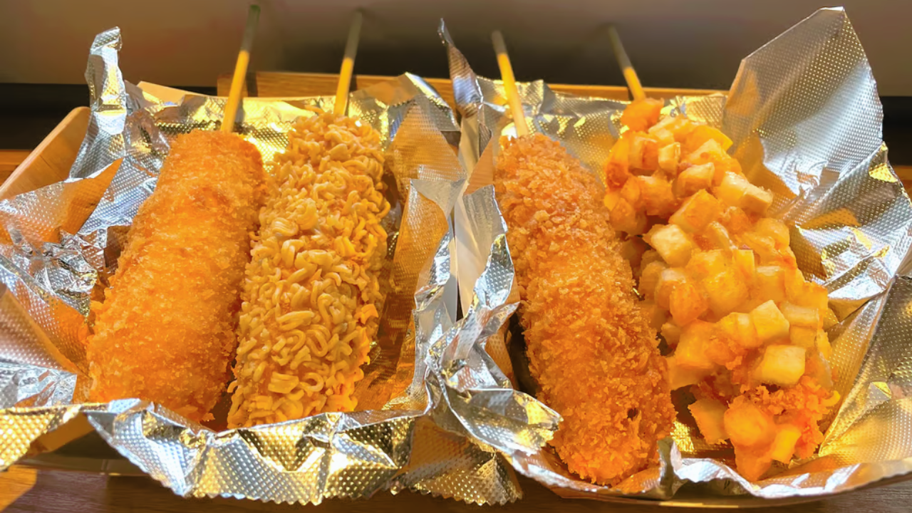 Making Korean Corn Dogs at Home