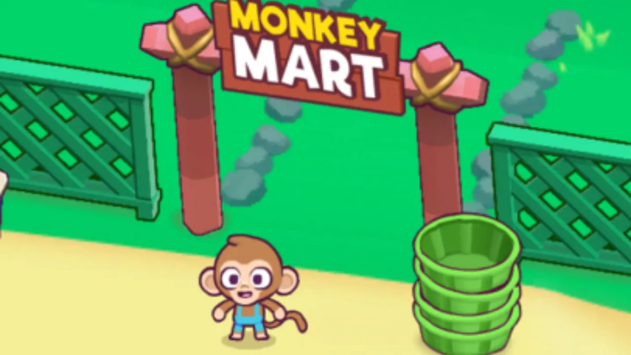 Playing Monkey Mart - Poki Games 