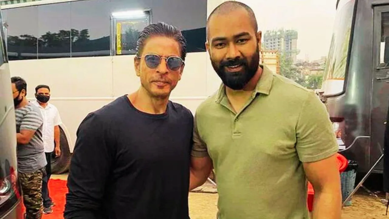 Shah Rukh Khan with Diganta Hazarika