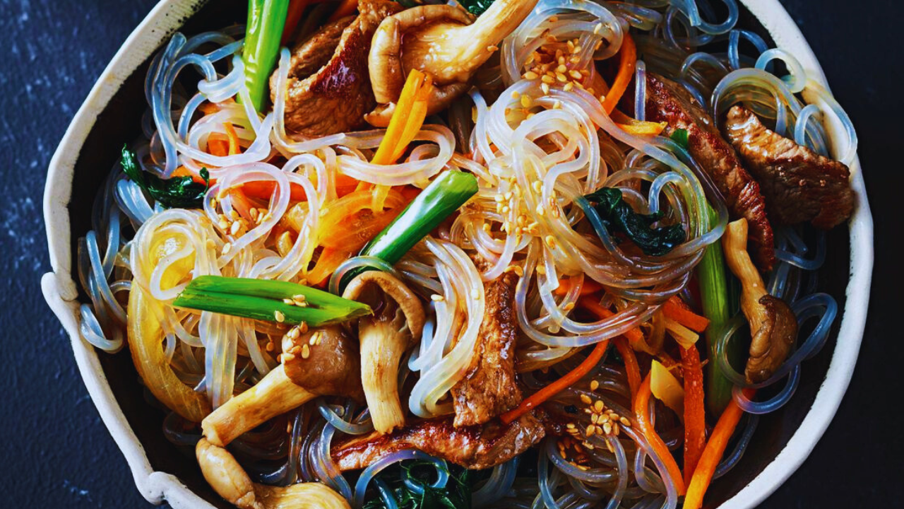 H2: Japchae - Sweet Potato Noodles Stir-Fry