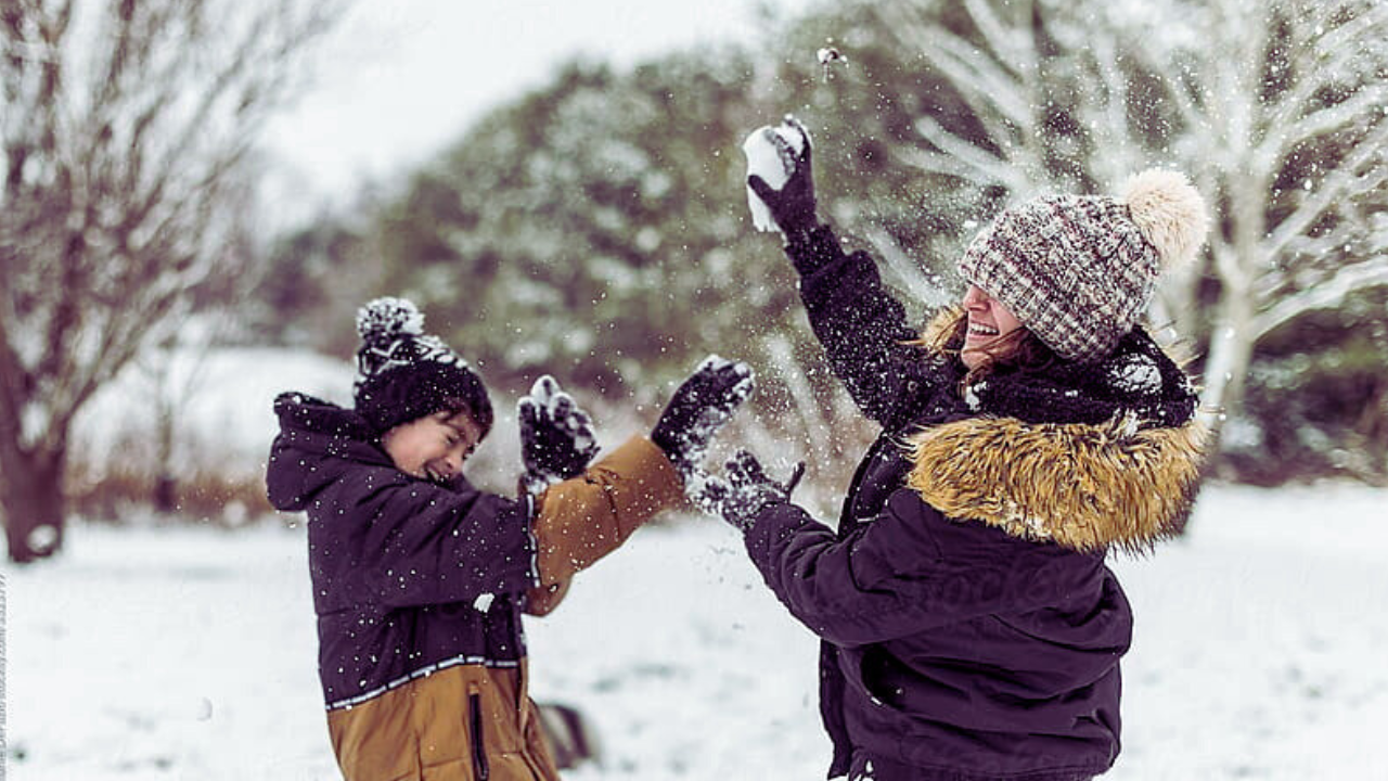 Snowy Landscapes and Snowball Fights