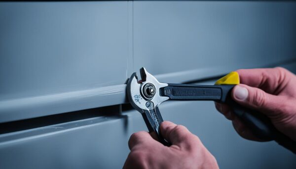 Garage door cable tensioner adjustment Garage door cable tensioner adjustment