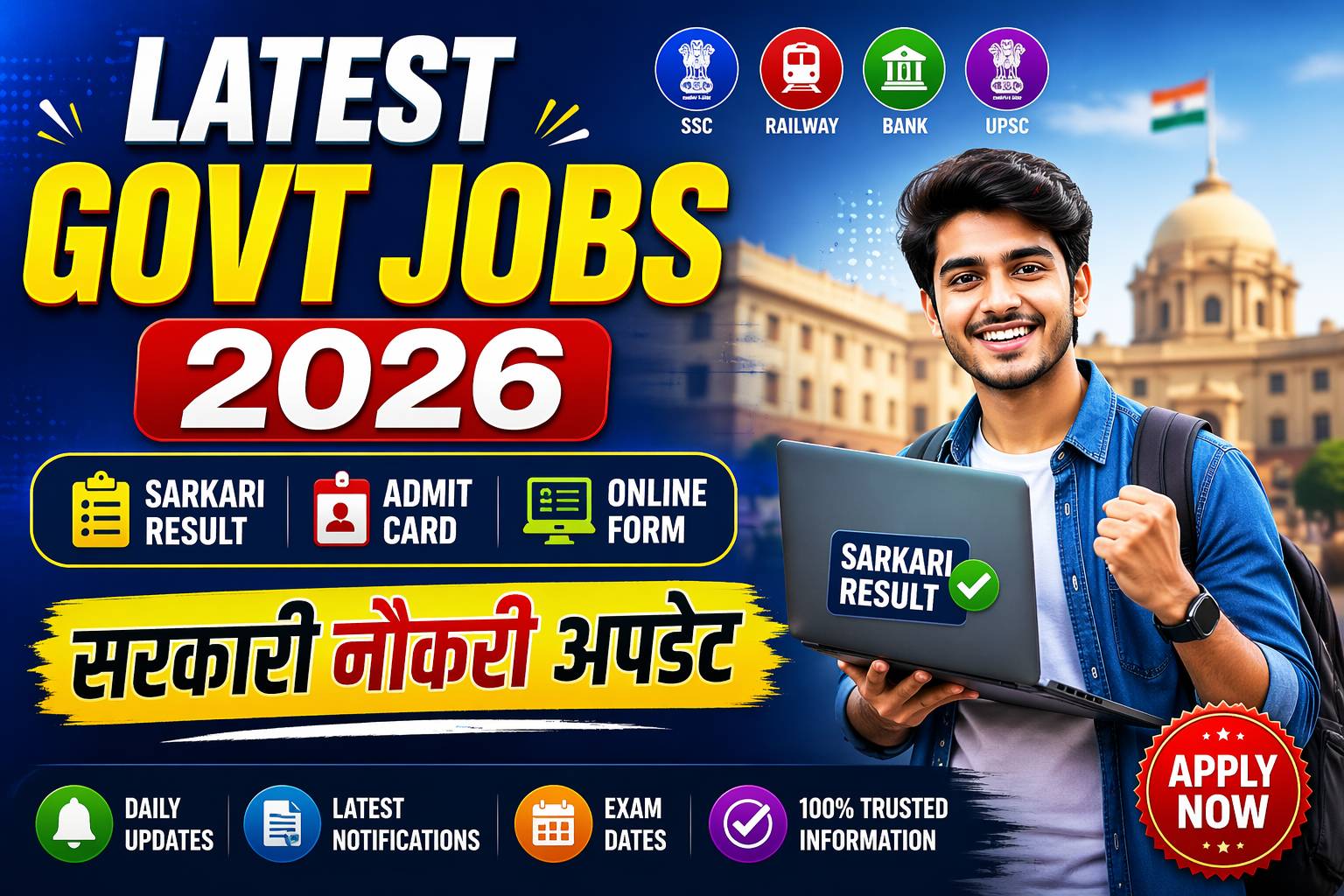 Latest Govt Jobs 2026 India