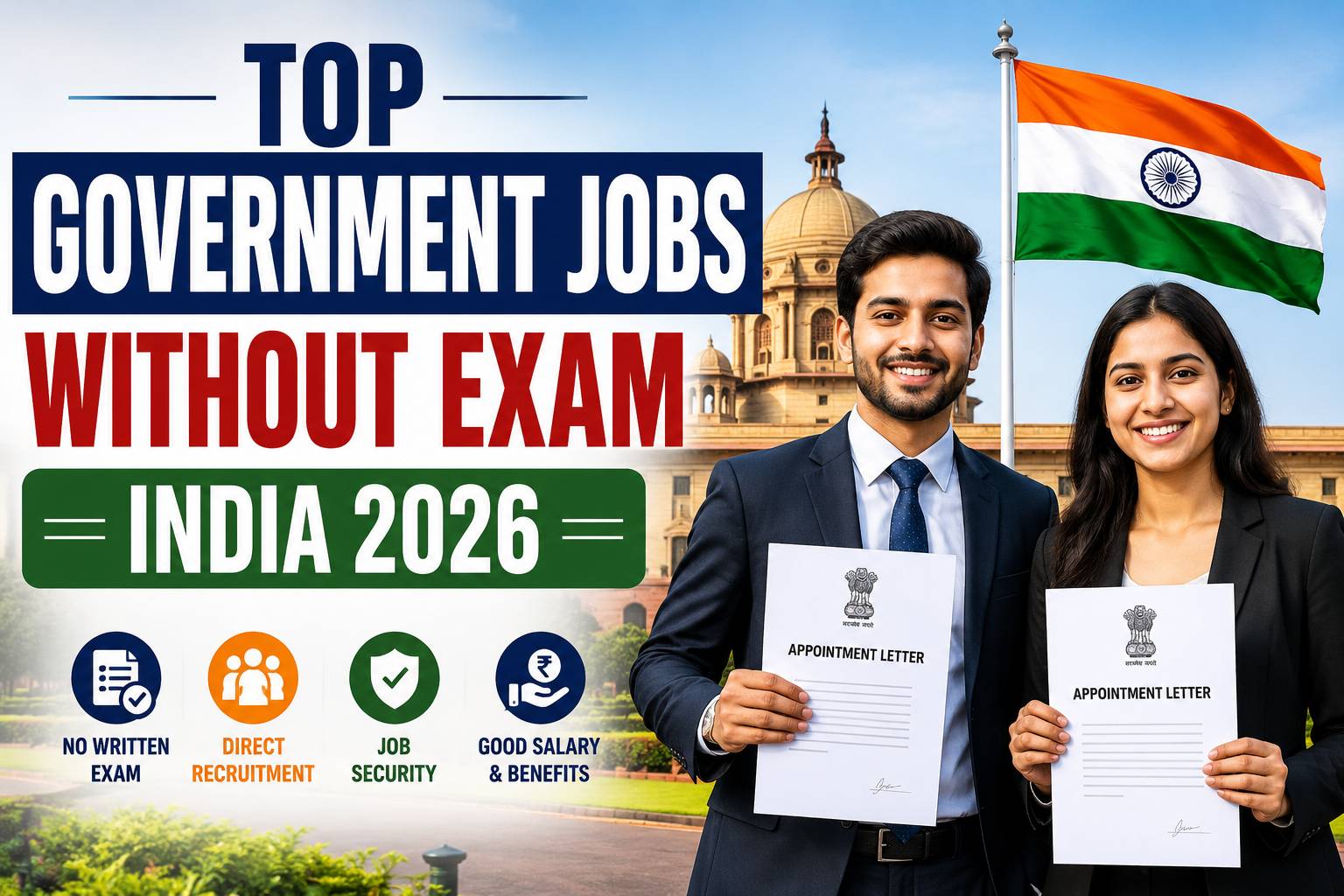 Top Government Jobs Without Exam